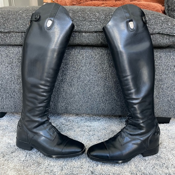 Ariat Monaco Original Field Boots Size 9 Full Calf Reg Height - Picture 1 of 3